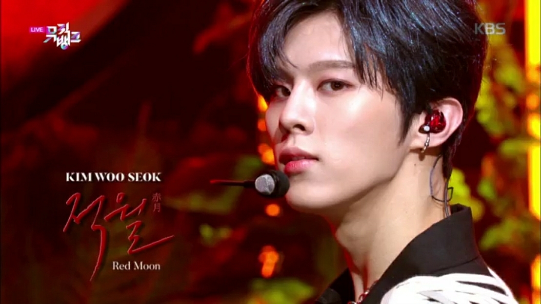 A moment captured by Kim Wooseok's fan