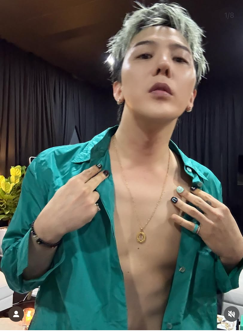 A moment captured by G-DRAGON (BIGBANG)'s fan