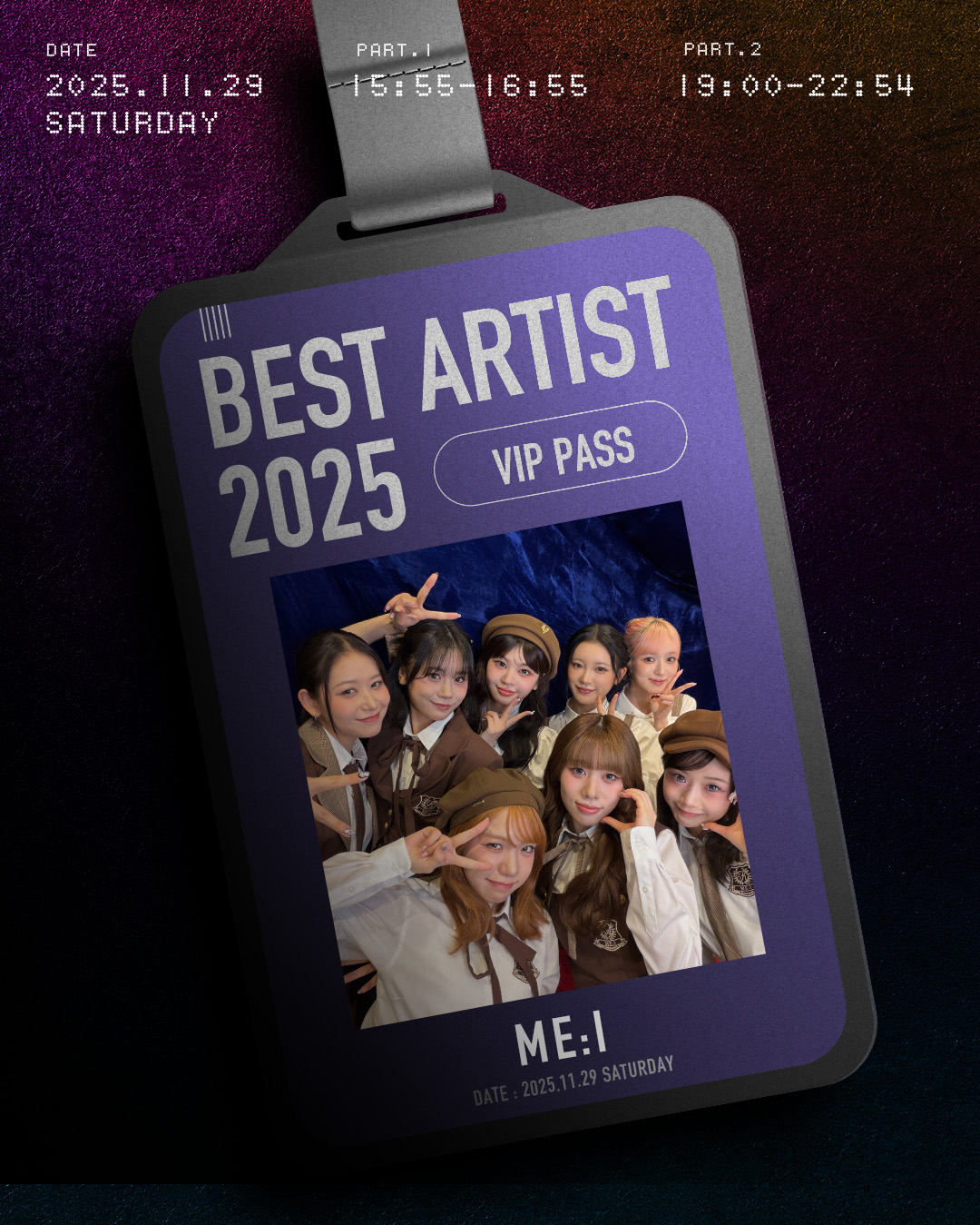 Recent activity shot of Kasahara Momona (ME:I)