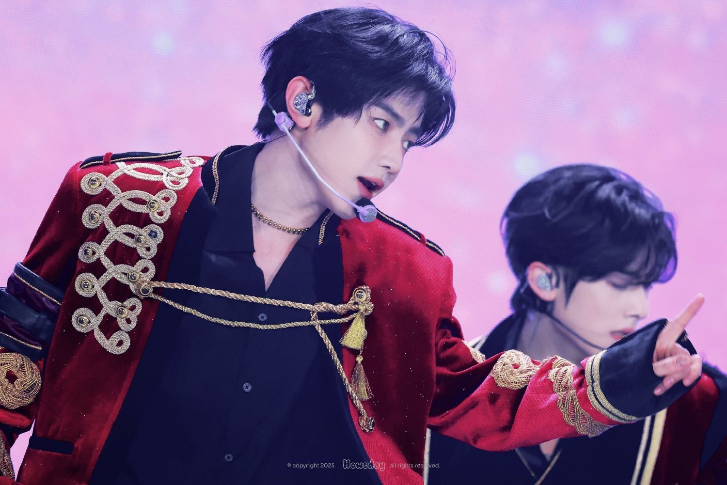 Momen yang diabadikan oleh penggemar Zhang Hao (ZEROBASEONE)