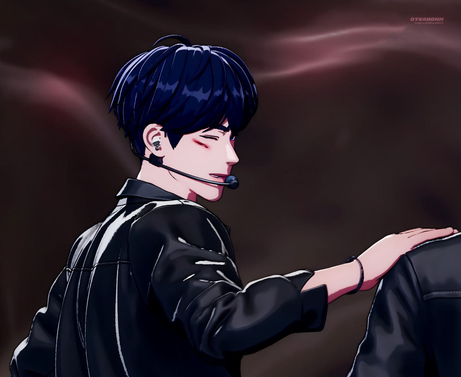 A moment captured by Yejun (PLAVE)'s fan