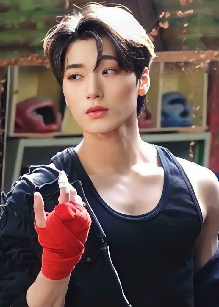 A moment captured by San (ATEEZ)'s fan