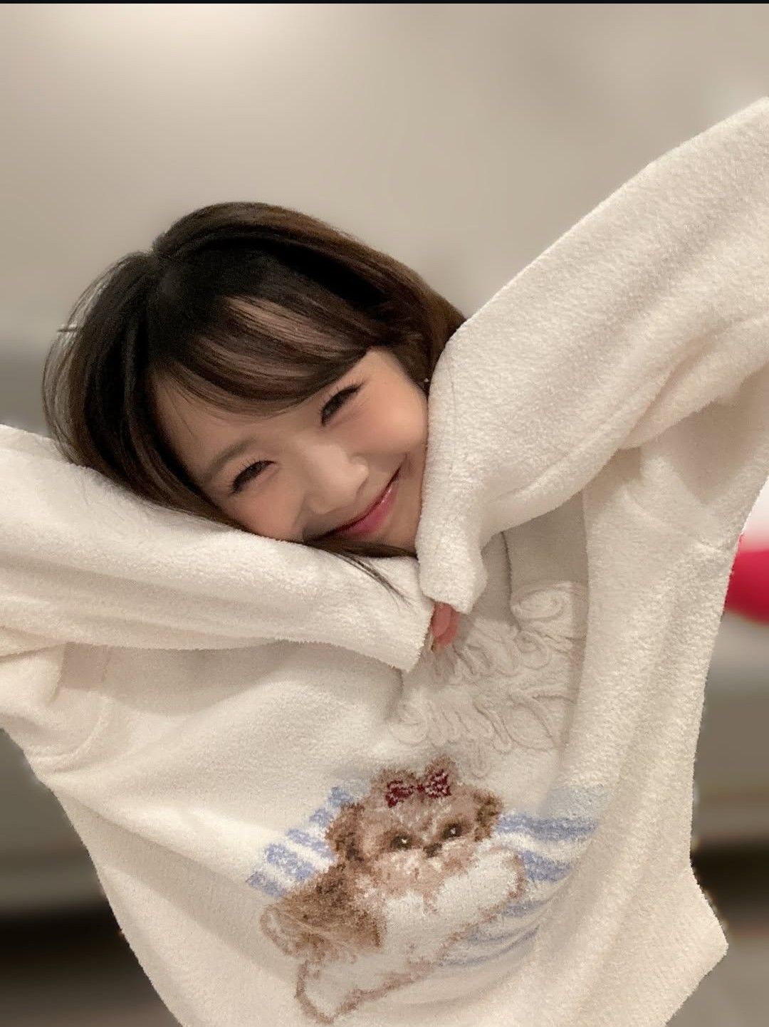 Recent activity shot of Shimizu Keiko (ME:I)