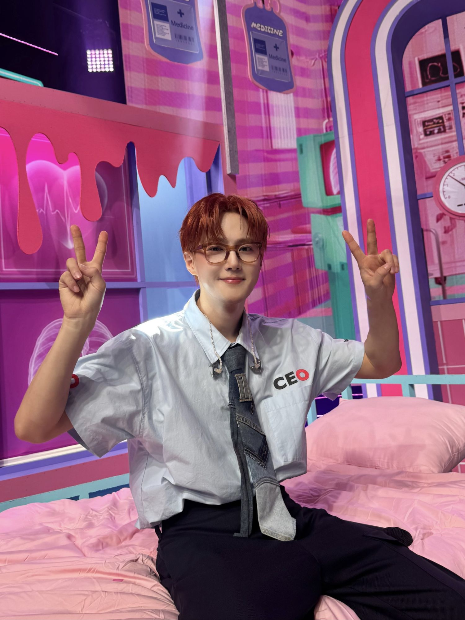 Recent activity shot of Suho (EXO)