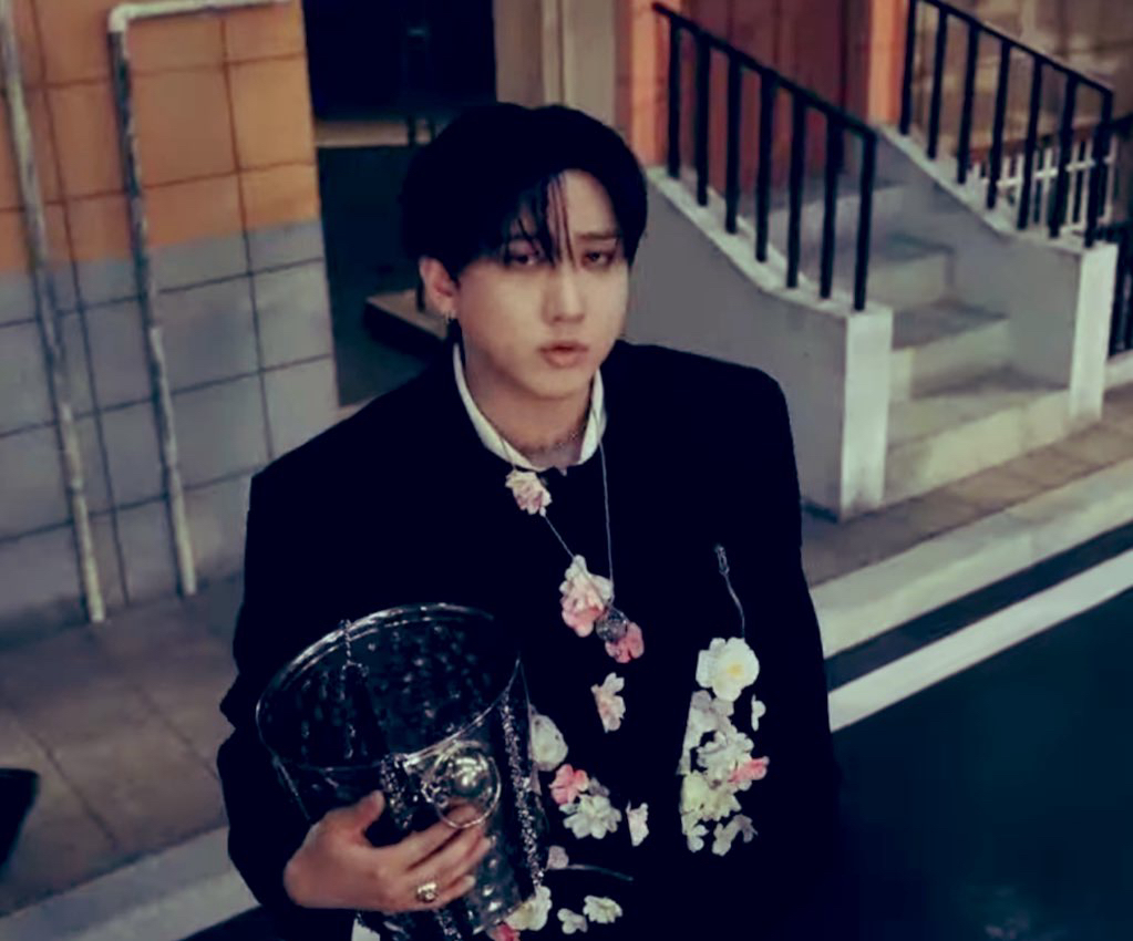 A moment captured by Changbin (Stray Kids)'s fan