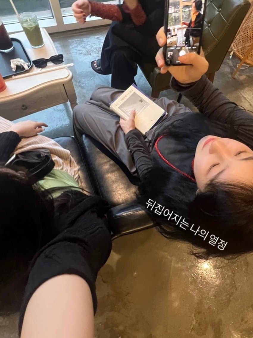 이채연의 비하인드 컷