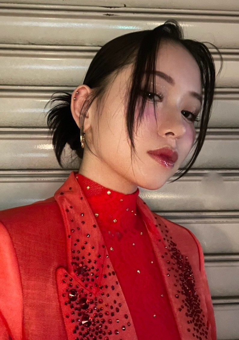 A moment captured by Kasahara Momona (ME:I)'s fan