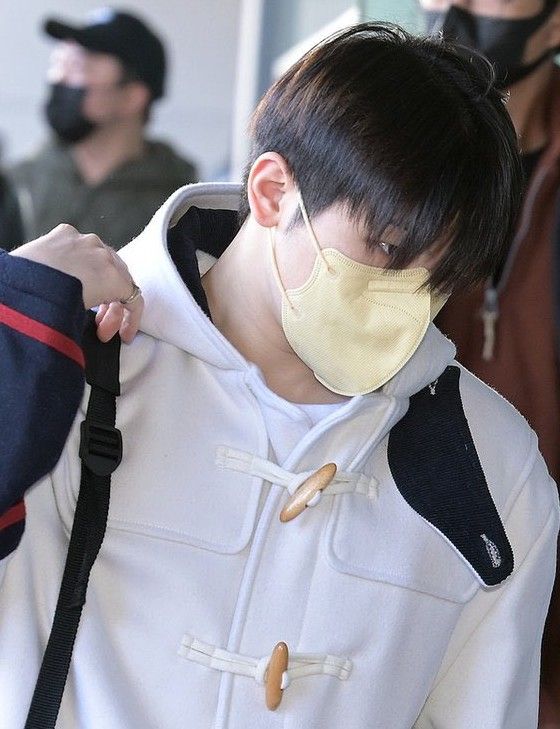 A moment captured by Woozi (SEVENTEEN)'s fan