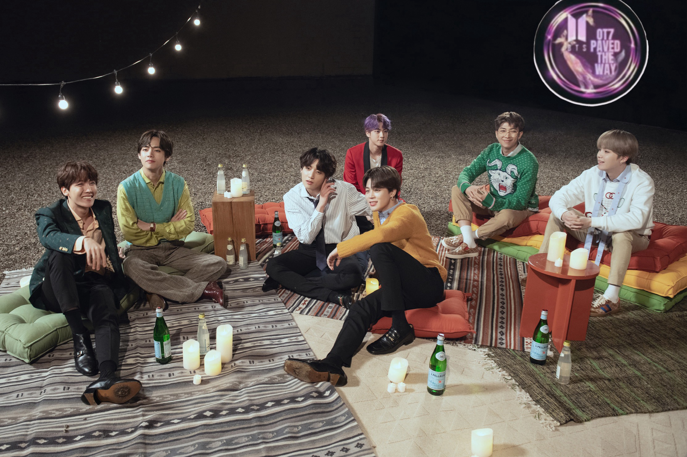 防彈少年團粉絲拍下的瞬間