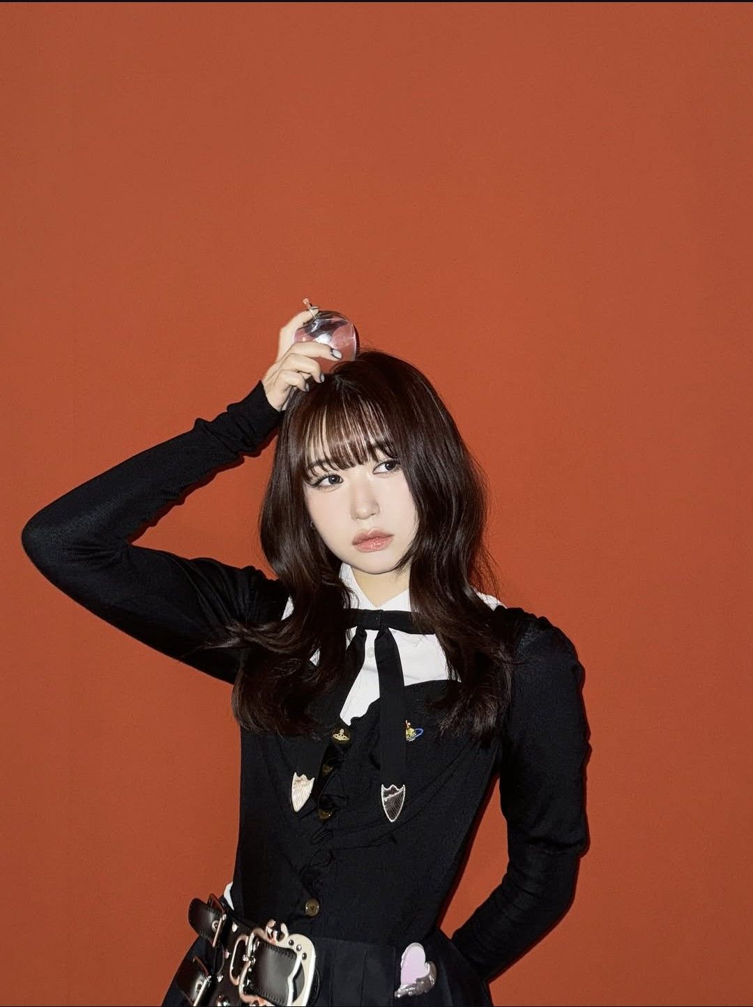 Behind-the-scenes cut of Kasahara Momona (ME:I)