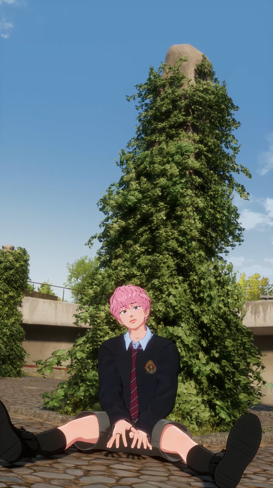 A heartfelt wallpaper shared by Bamby (PLAVE)'s fans