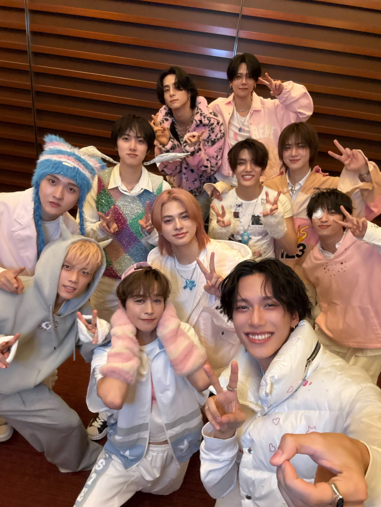 A moment captured by INI's fan