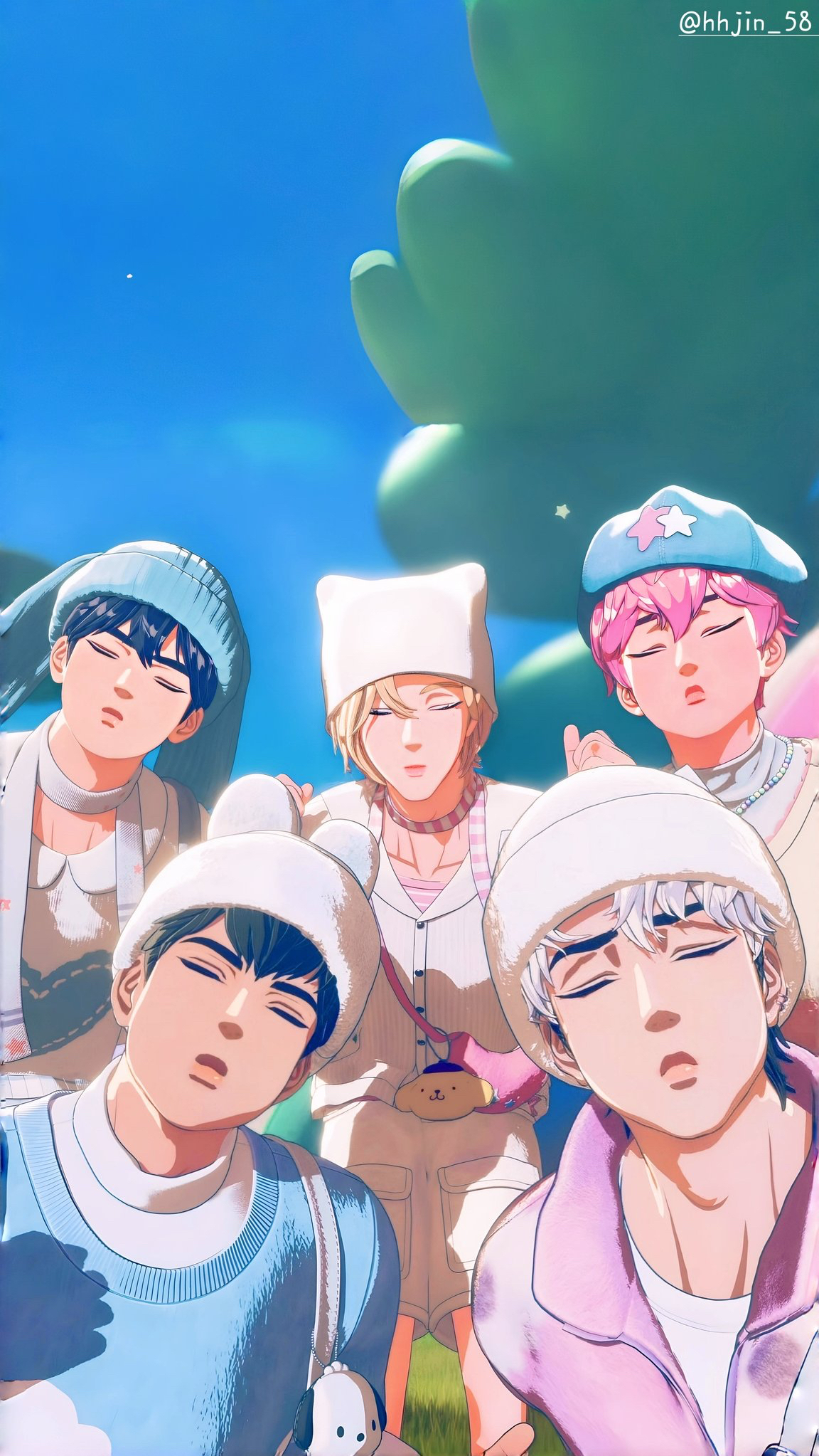 Fan-made special wallpaper for PLAVE