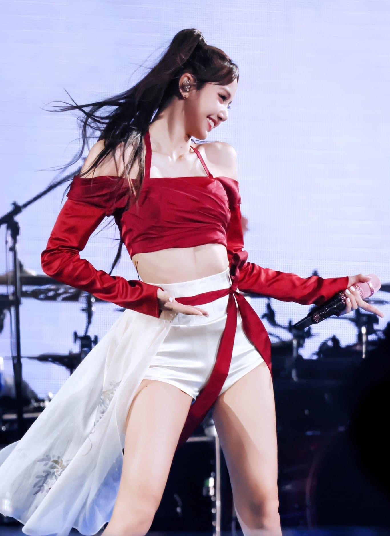 Momen yang diabadikan oleh penggemar Lisa (BLACKPINK)