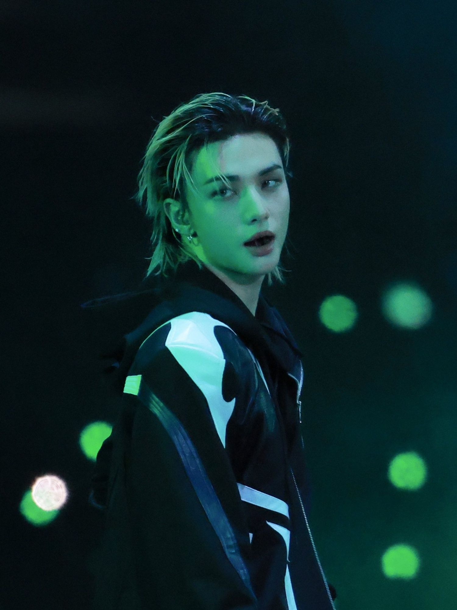 A moment captured by Hyunjin (Stray Kids)'s fan