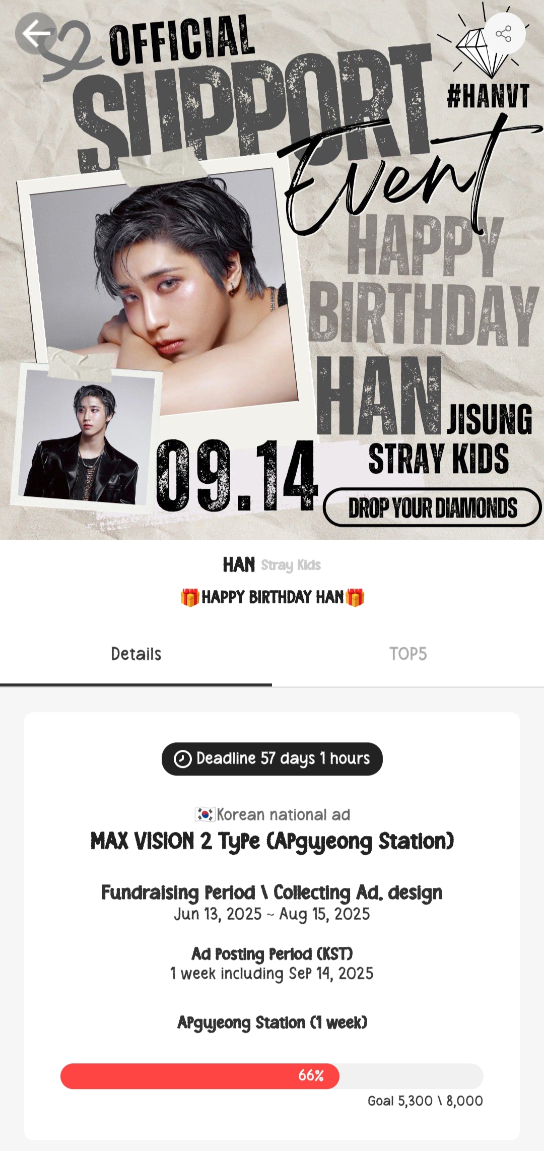Recent activity shot of HAN (Stray Kids)