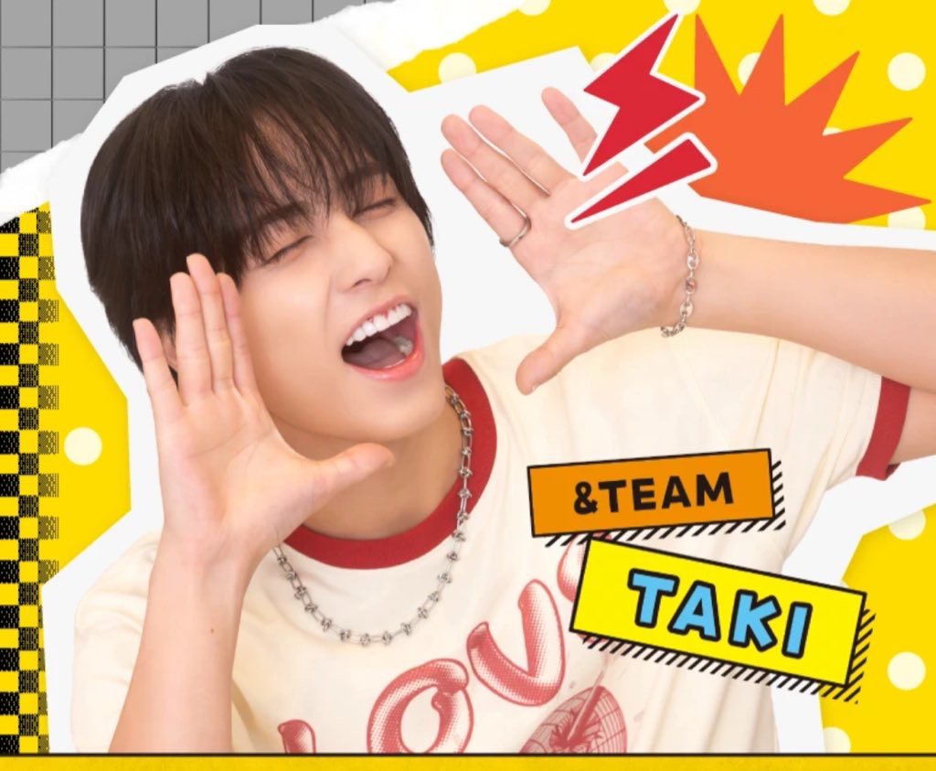 Recent activity shot of Taki (&TEAM)