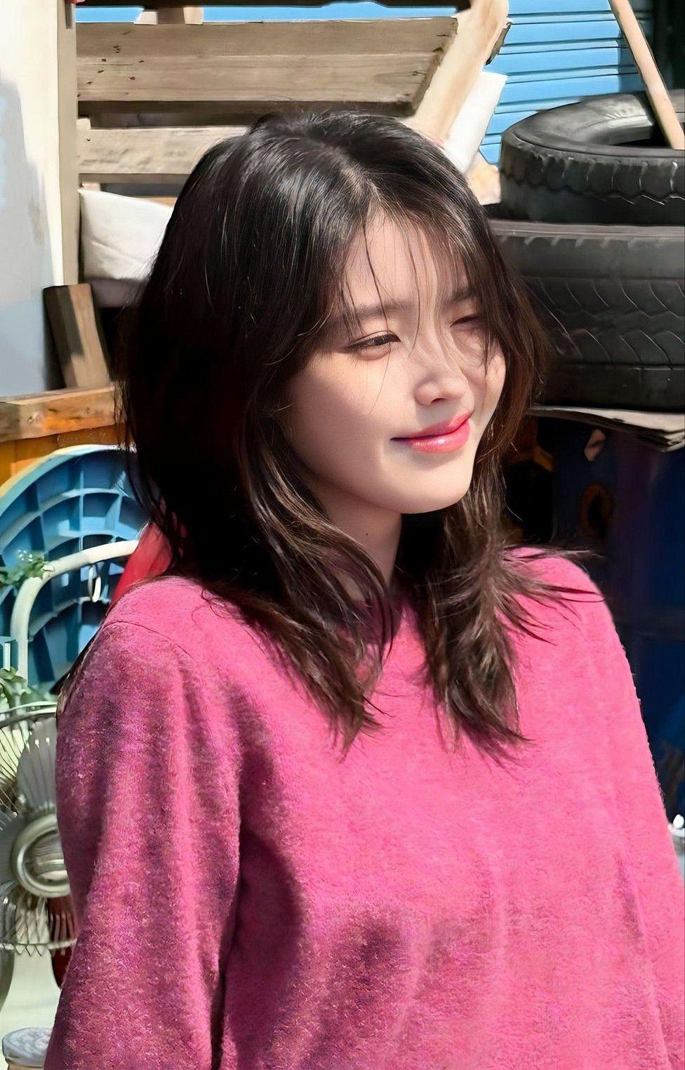 A moment captured by IU's fan