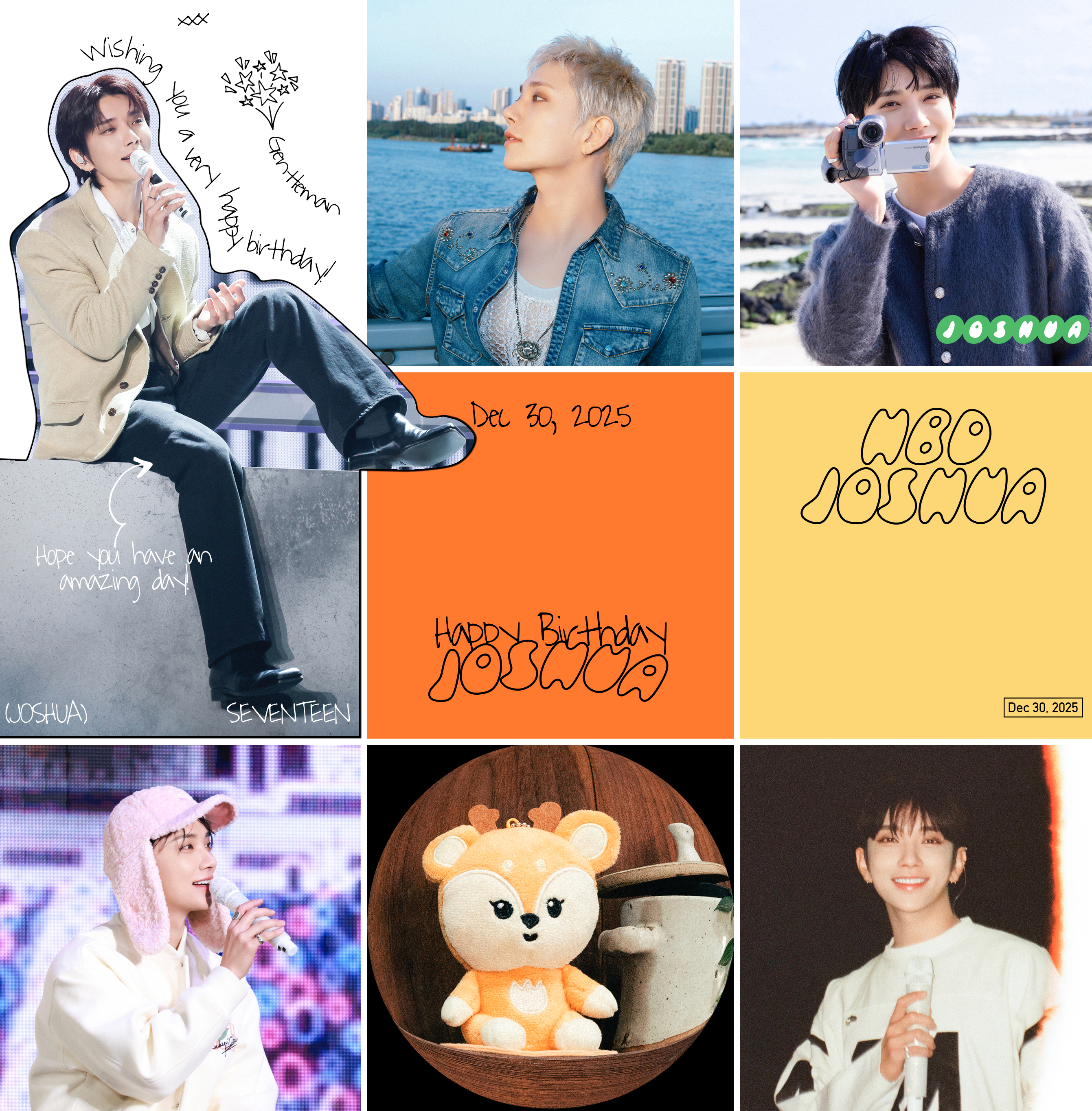 A moment captured by Joshua (SEVENTEEN)'s fan