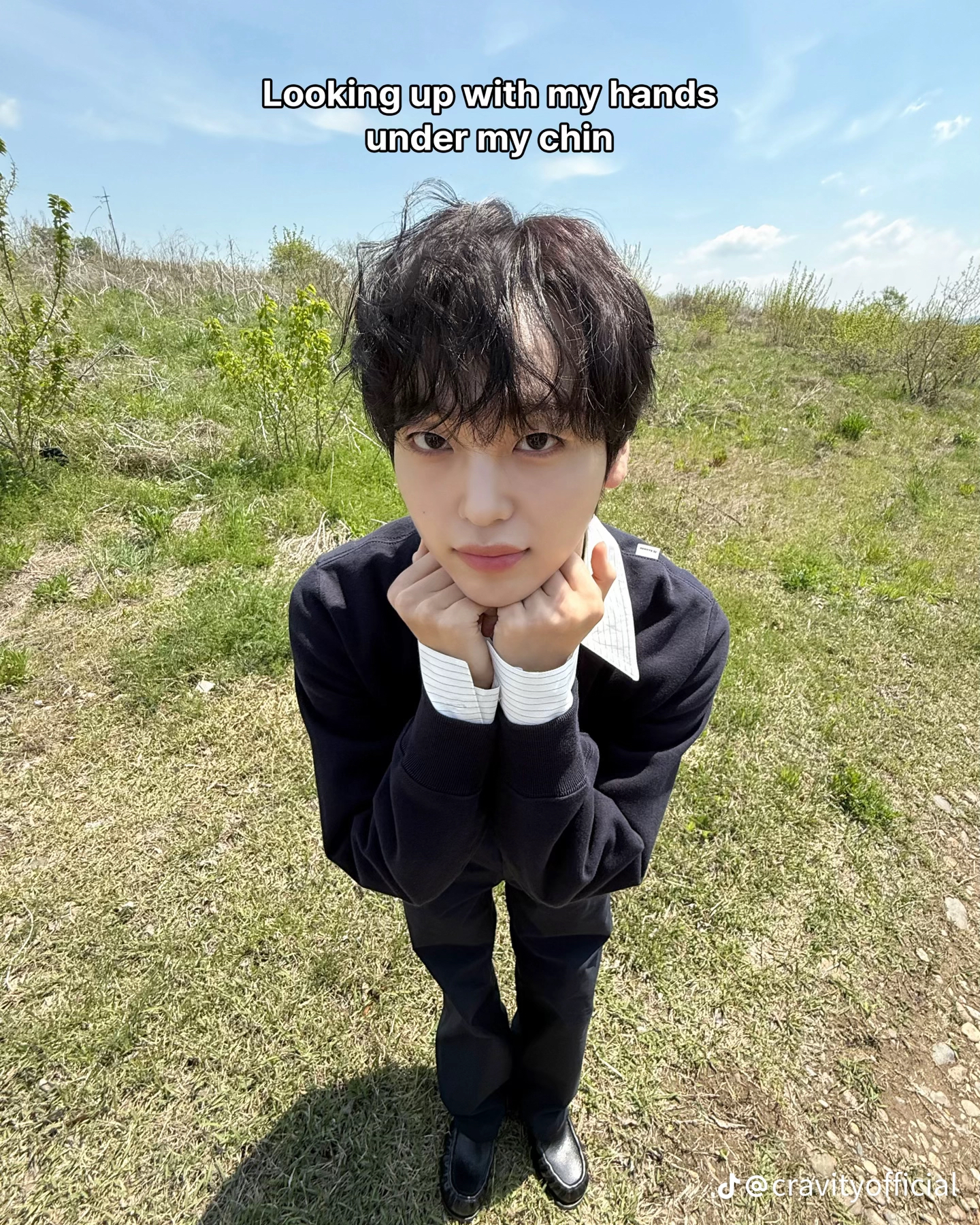 A moment captured by Hyeongjun (CRAVITY)'s fan