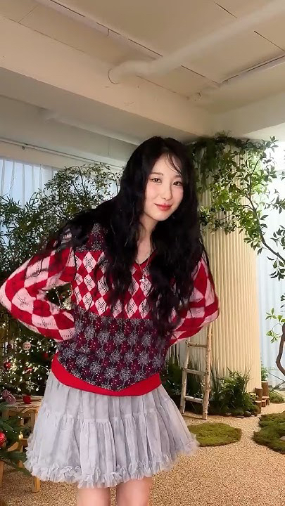 이채연의 비하인드 컷