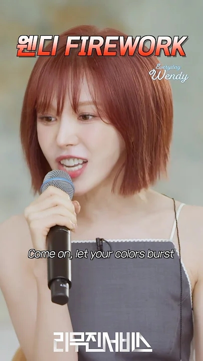 Behind-the-scenes cut of Wendy (Red Velvet)