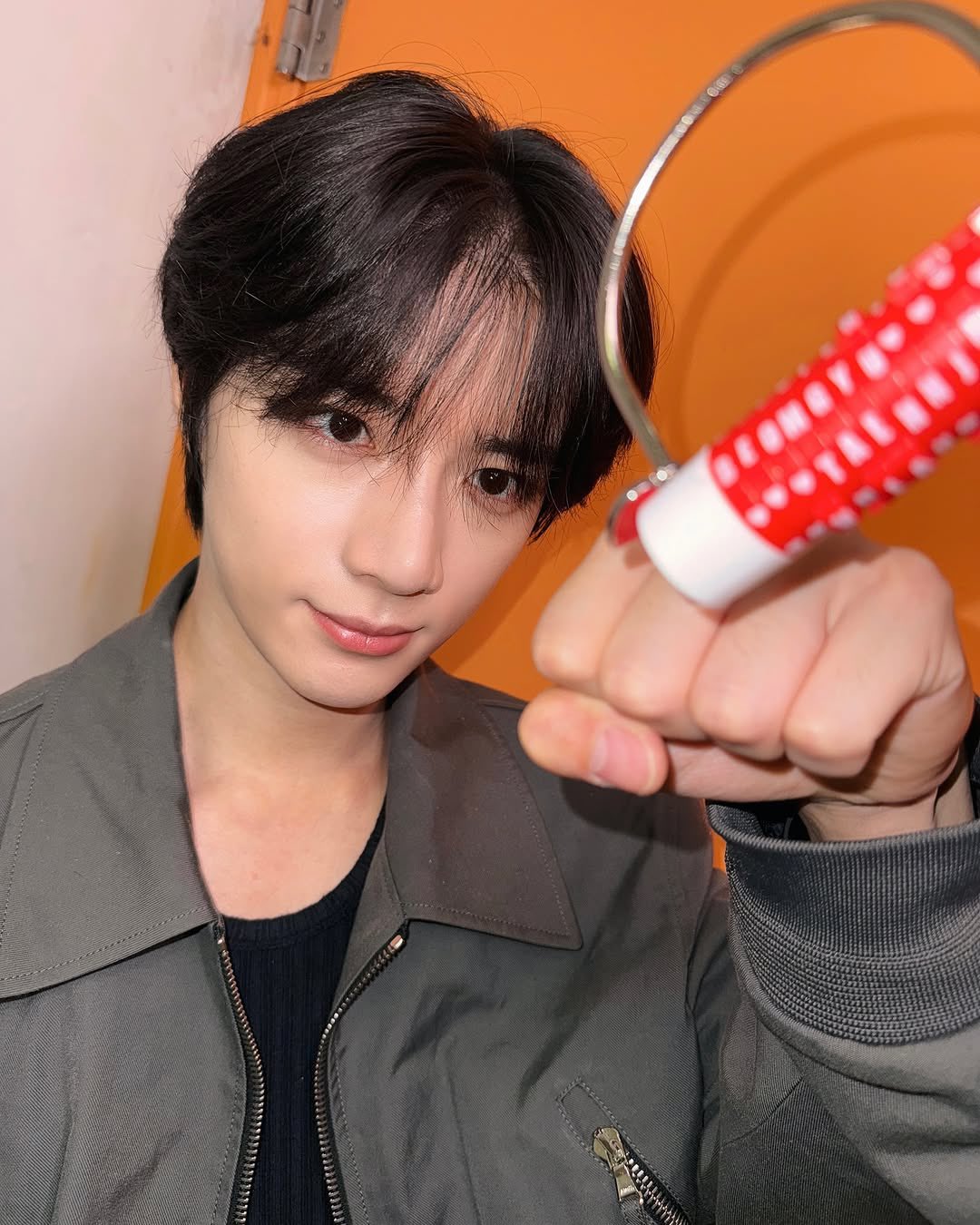 A moment captured by Beomgyu (TOMORROW X TOGETHER)'s fan