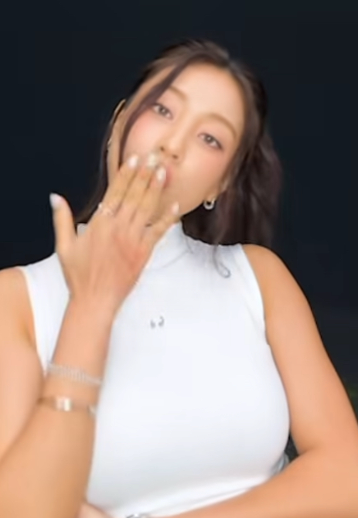Recent activity shot of Jihyo (TWICE)