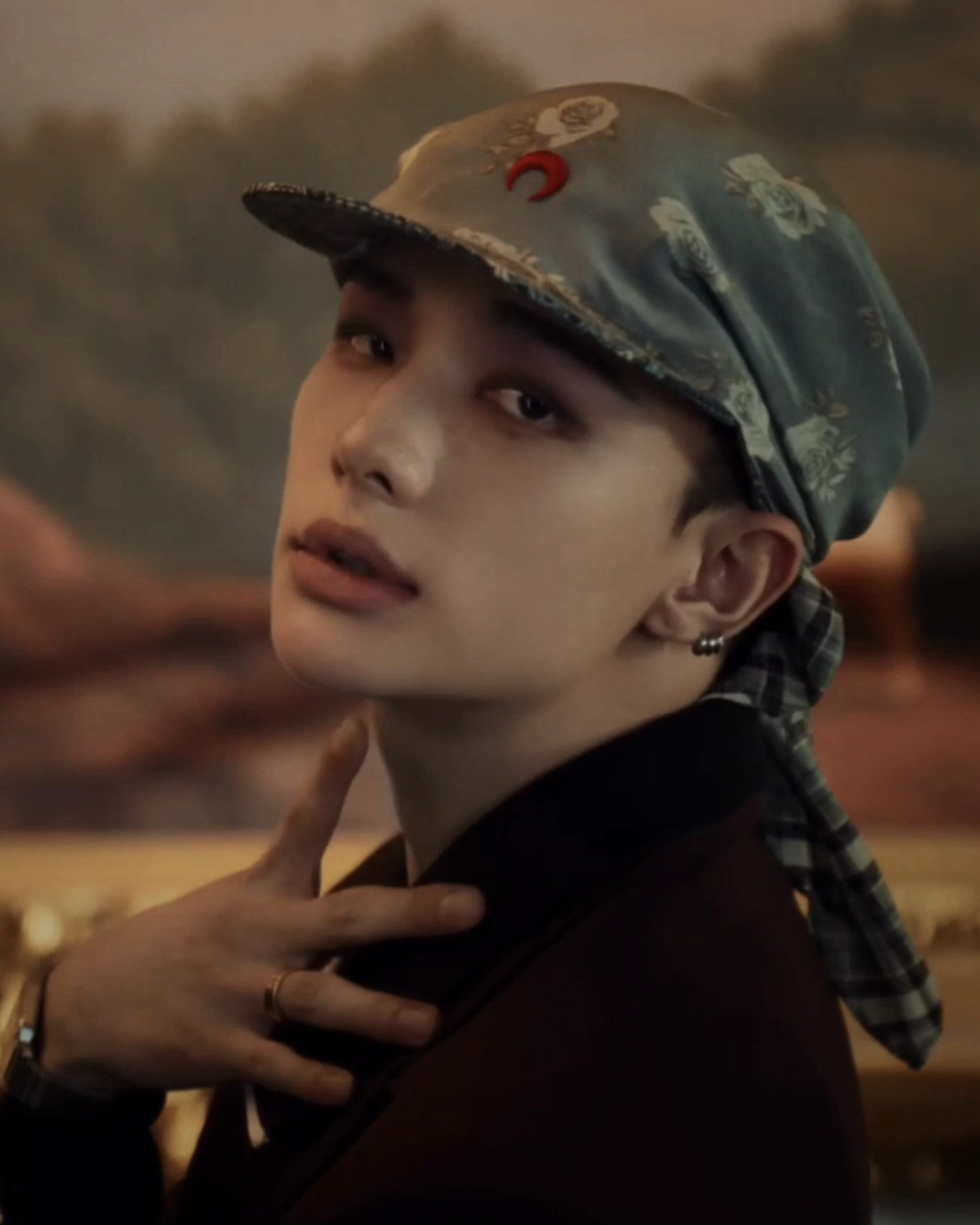 A moment captured by Hyunjin (Stray Kids)'s fan