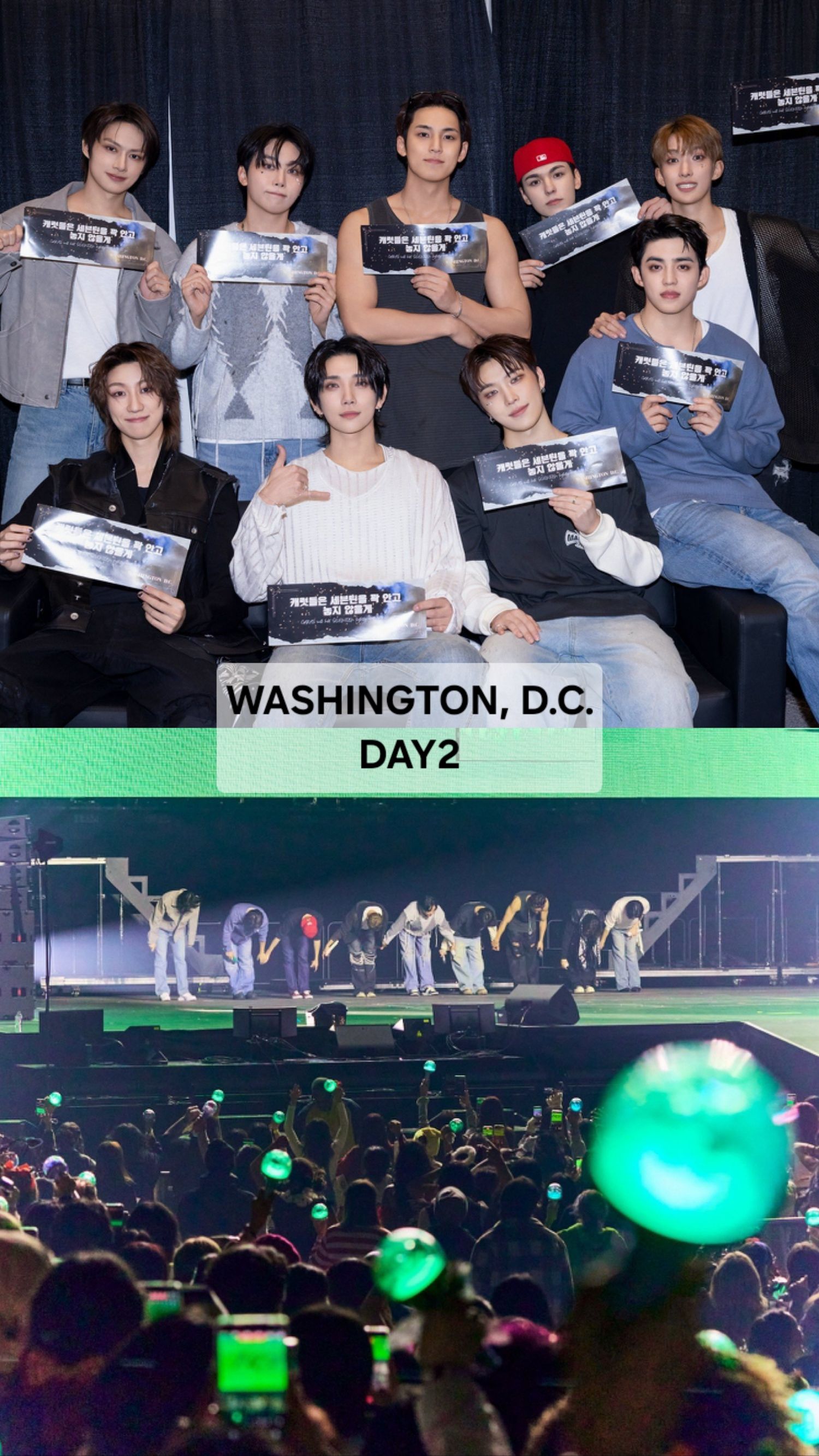 A moment captured by Mingyu (SEVENTEEN)'s fan