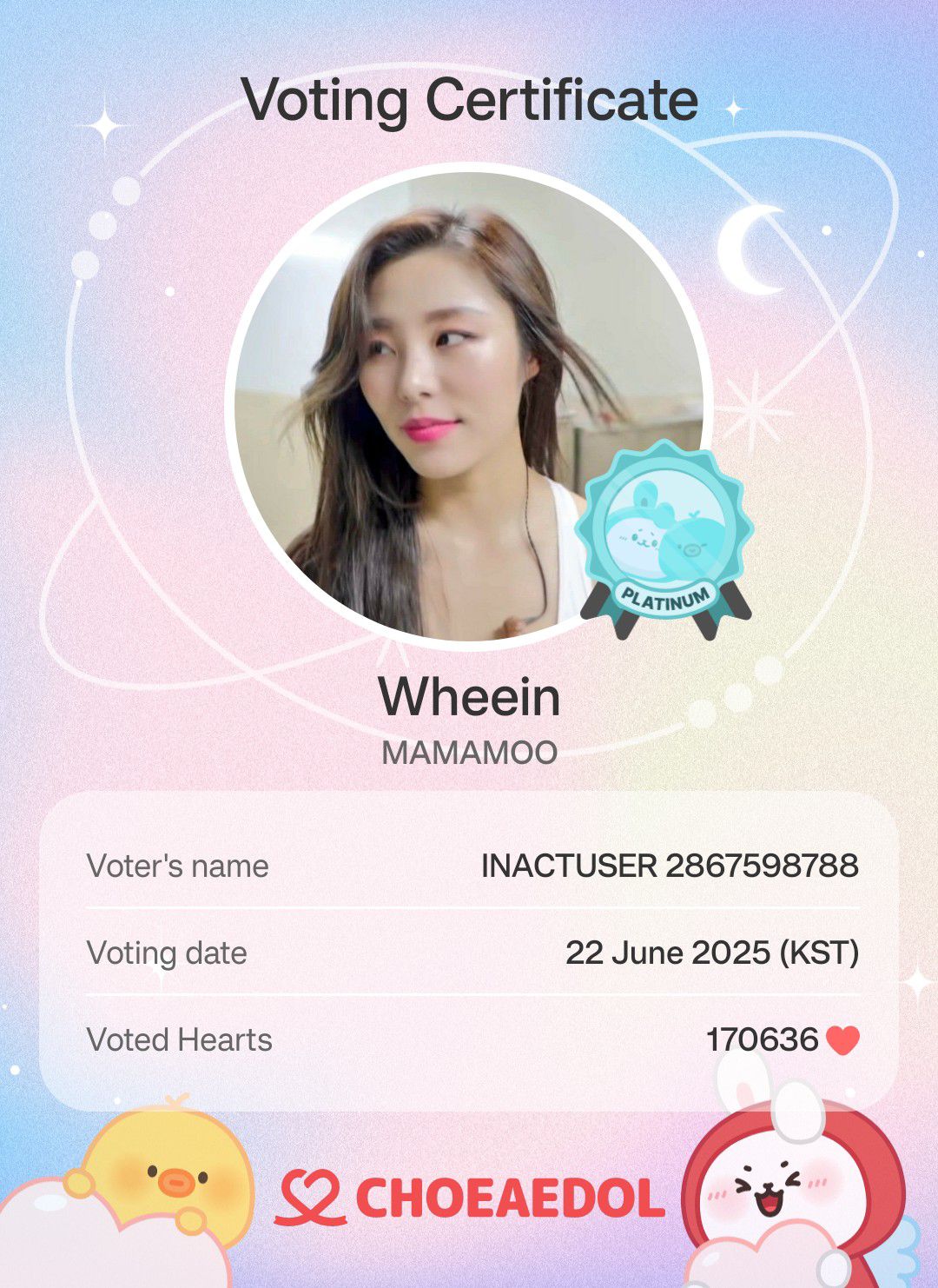 Behind-the-scenes cut of Wheein (MAMAMOO)
