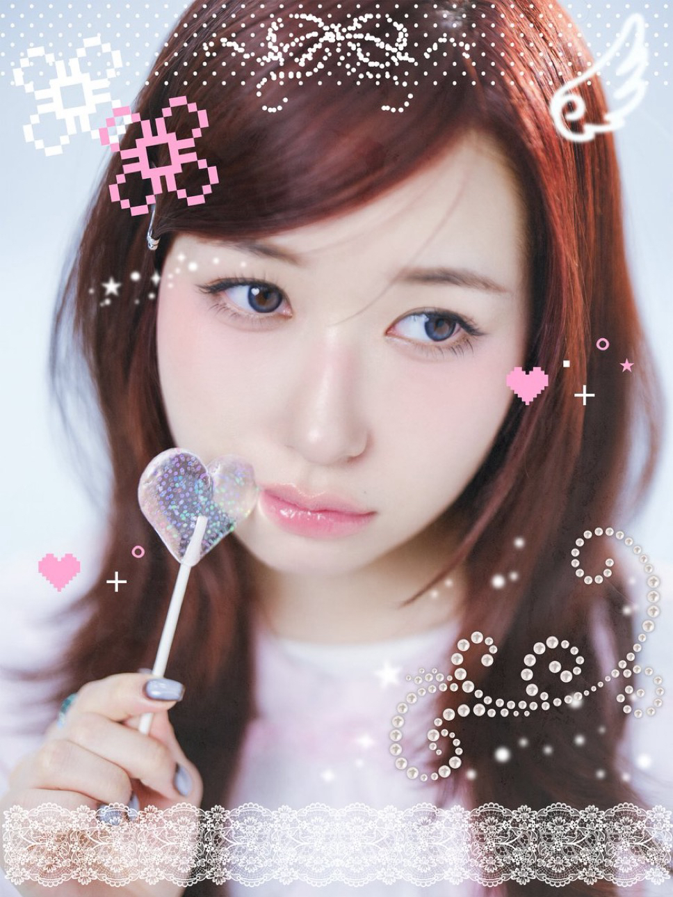 Recent activity shot of Kasahara Momona (ME:I)