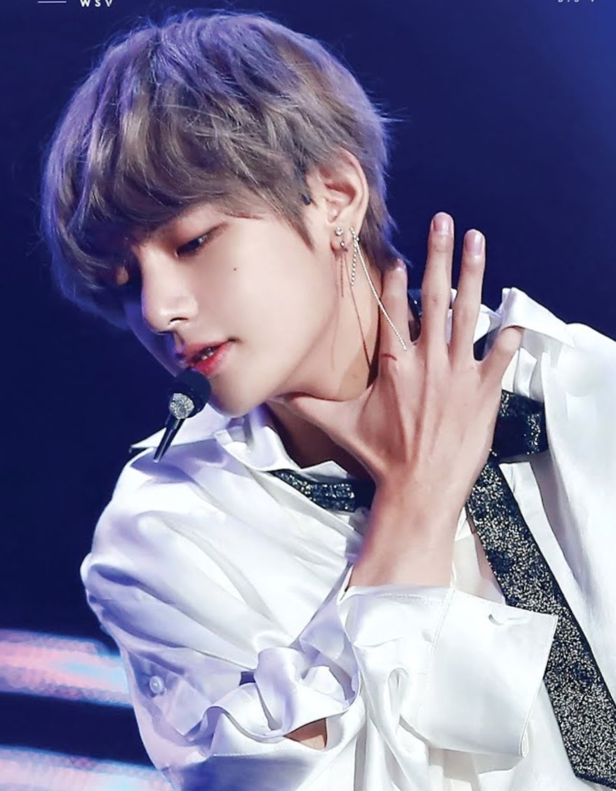 Recent activity shot of V (BTS)