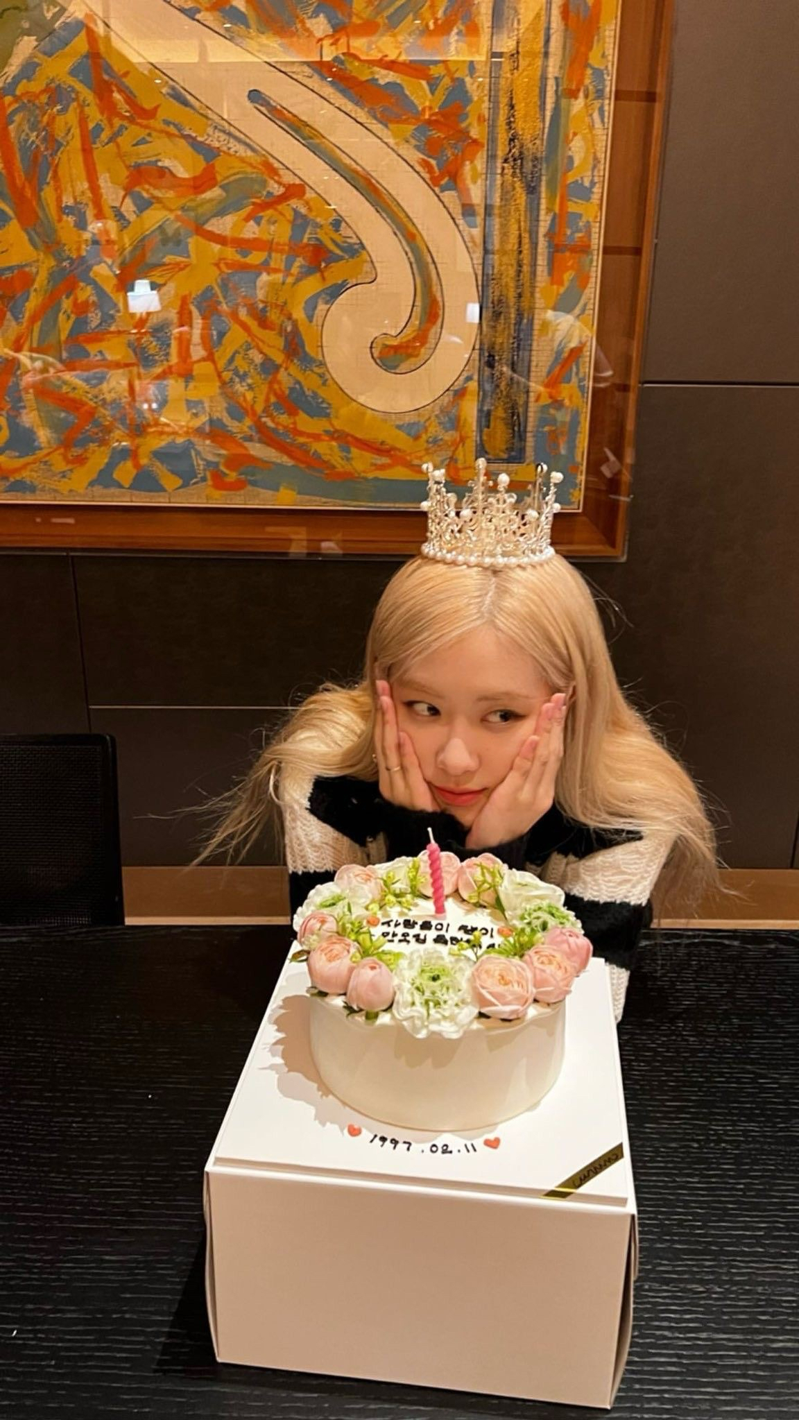 로제 (BLACKPINK)의 비하인드 컷