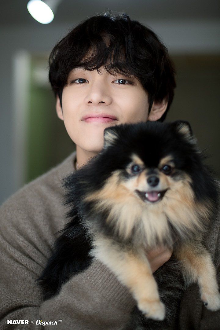 Recent activity shot of V (BTS)