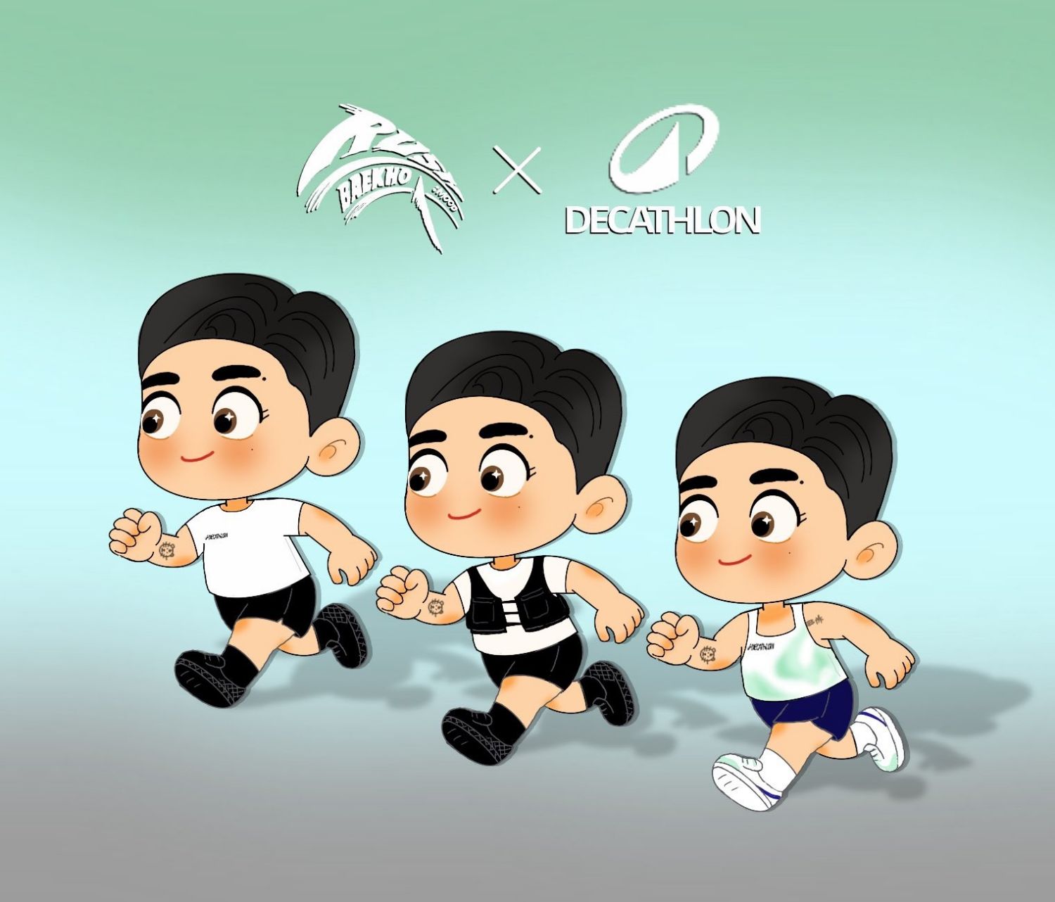 Behind-the-scenes cut of Baekho