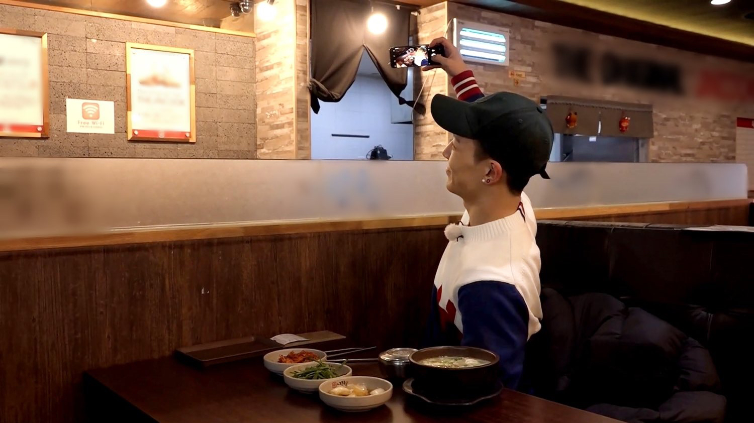 A moment captured by BOBBY (iKON)'s fan