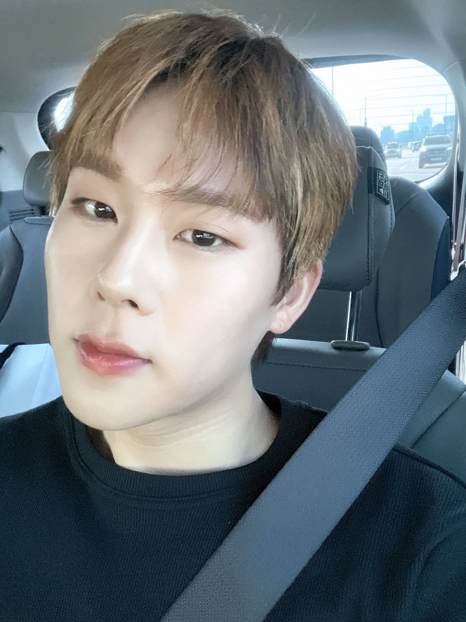Recent activity shot of Joohoney (MONSTA X)