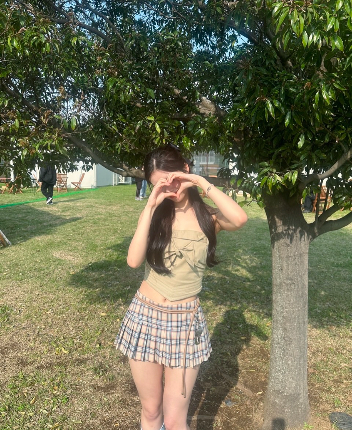 A moment captured by Rima (NiziU)'s fan