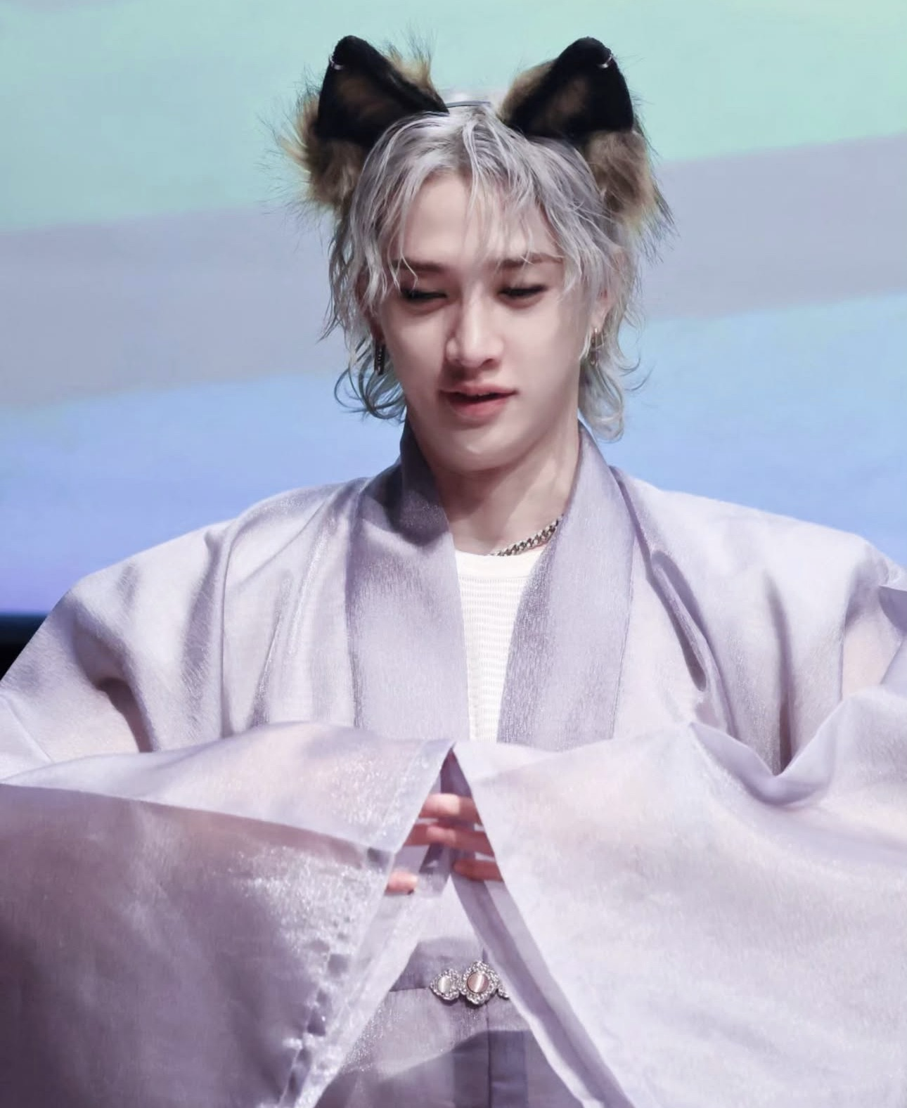 Recent activity shot of Bang Chan (Stray Kids)