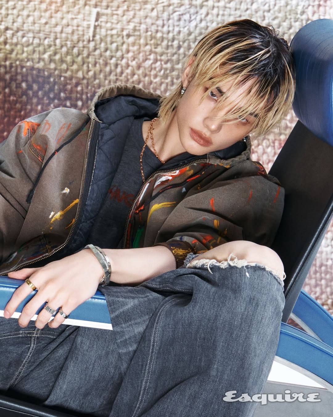 Behind-the-scenes cut of Hyunjin (Stray Kids)