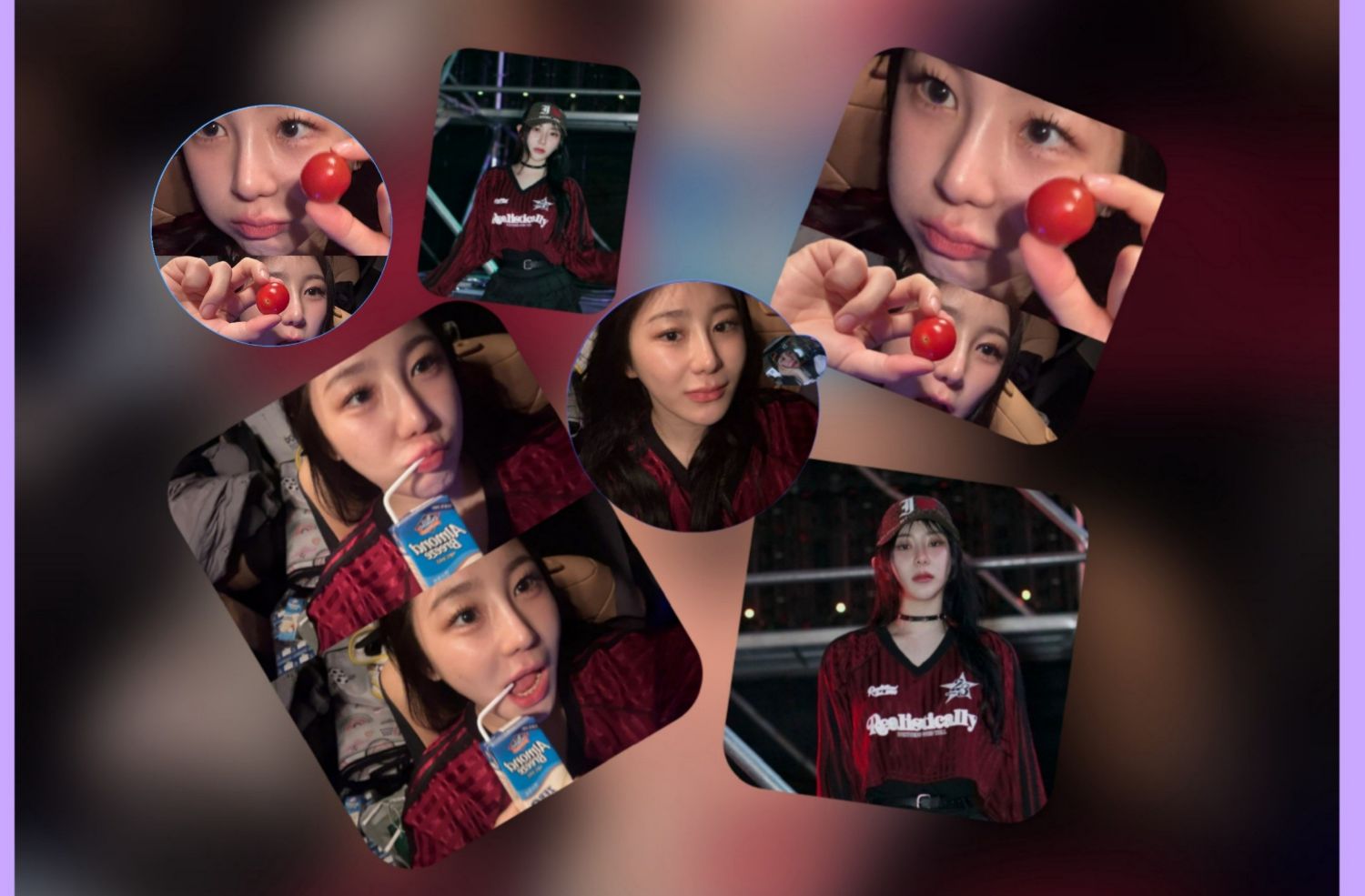 Behind-the-scenes cut of Lee Chaeyeon