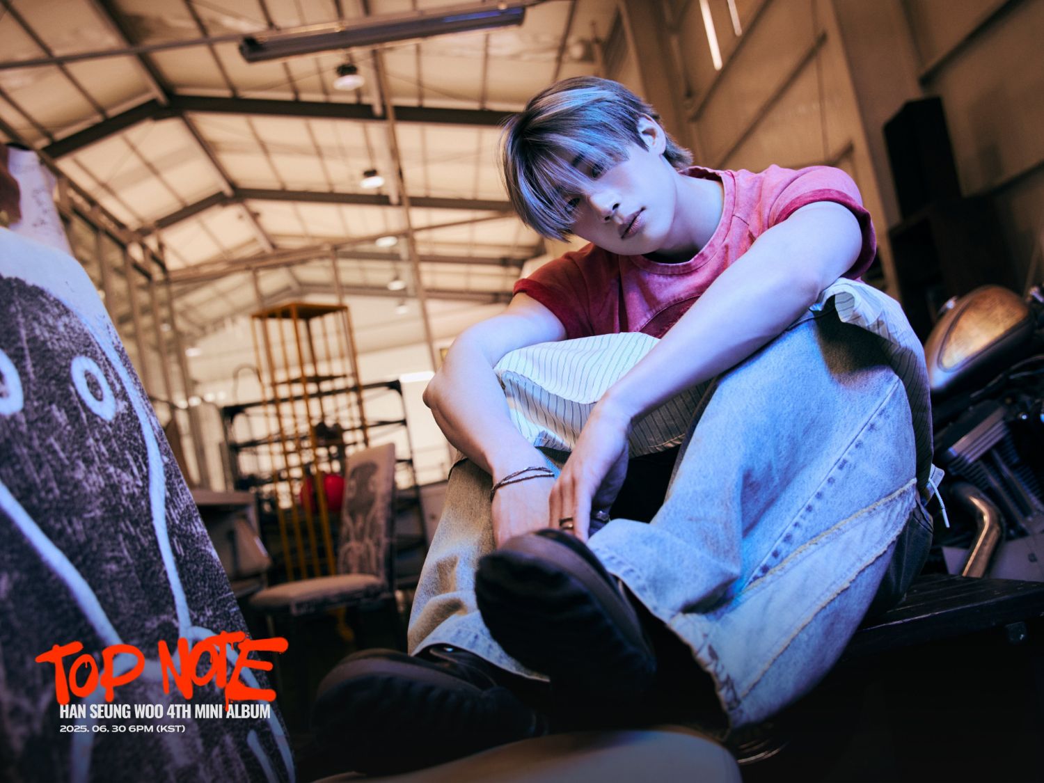 Behind-the-scenes cut of Han Seungwoo
