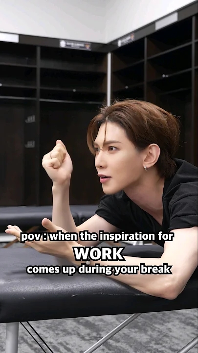 Recent activity shot of Yeosang (ATEEZ)