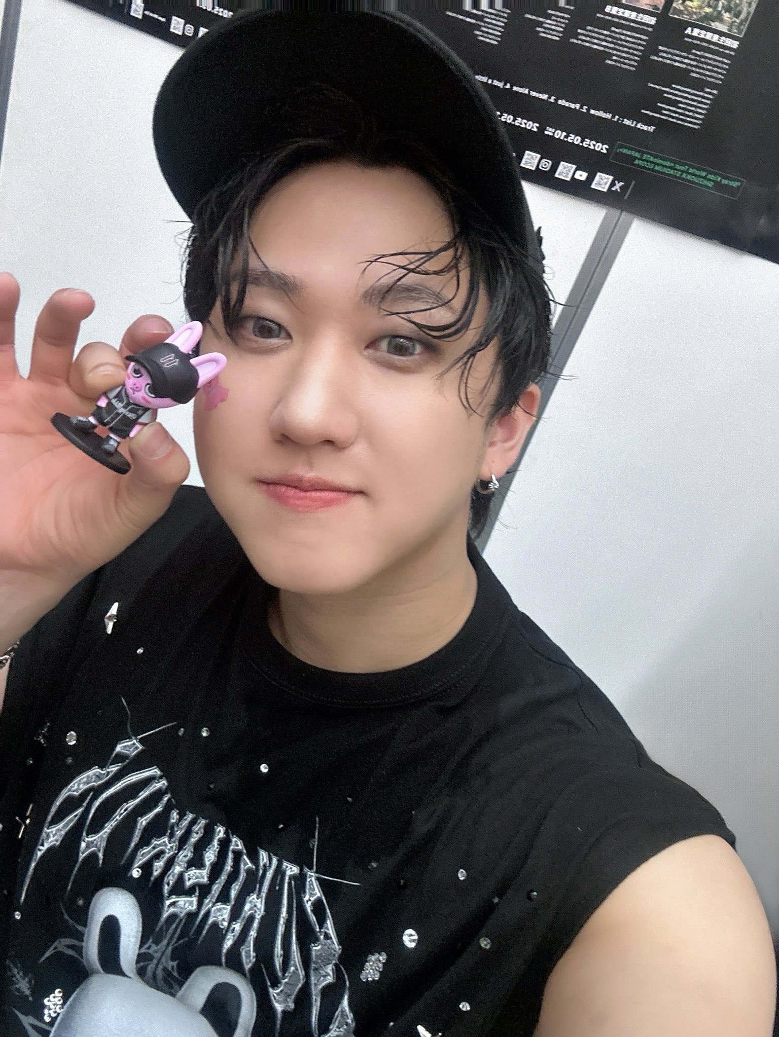 Recent activity shot of Changbin (Stray Kids)