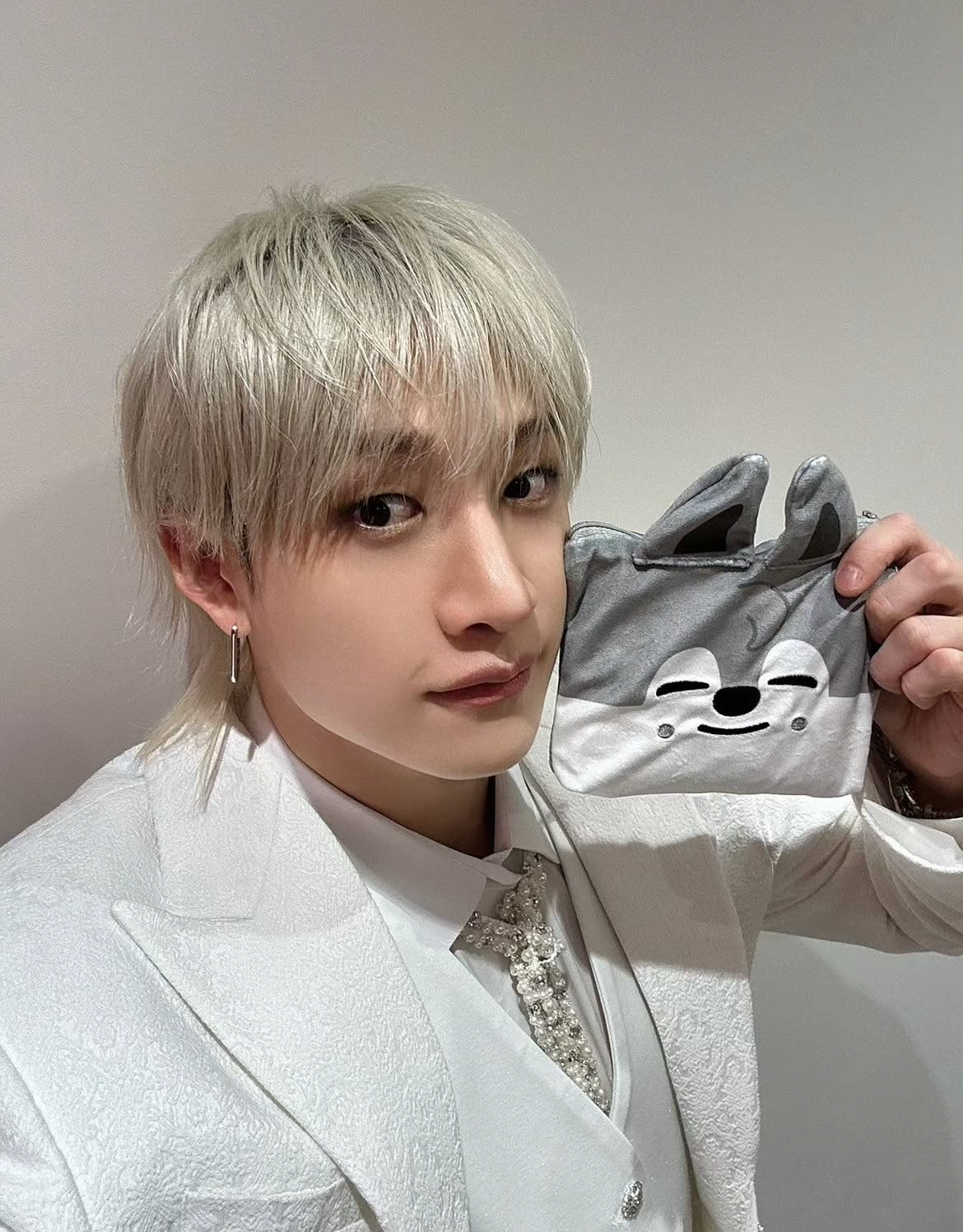 A moment captured by Bang Chan (Stray Kids)'s fan