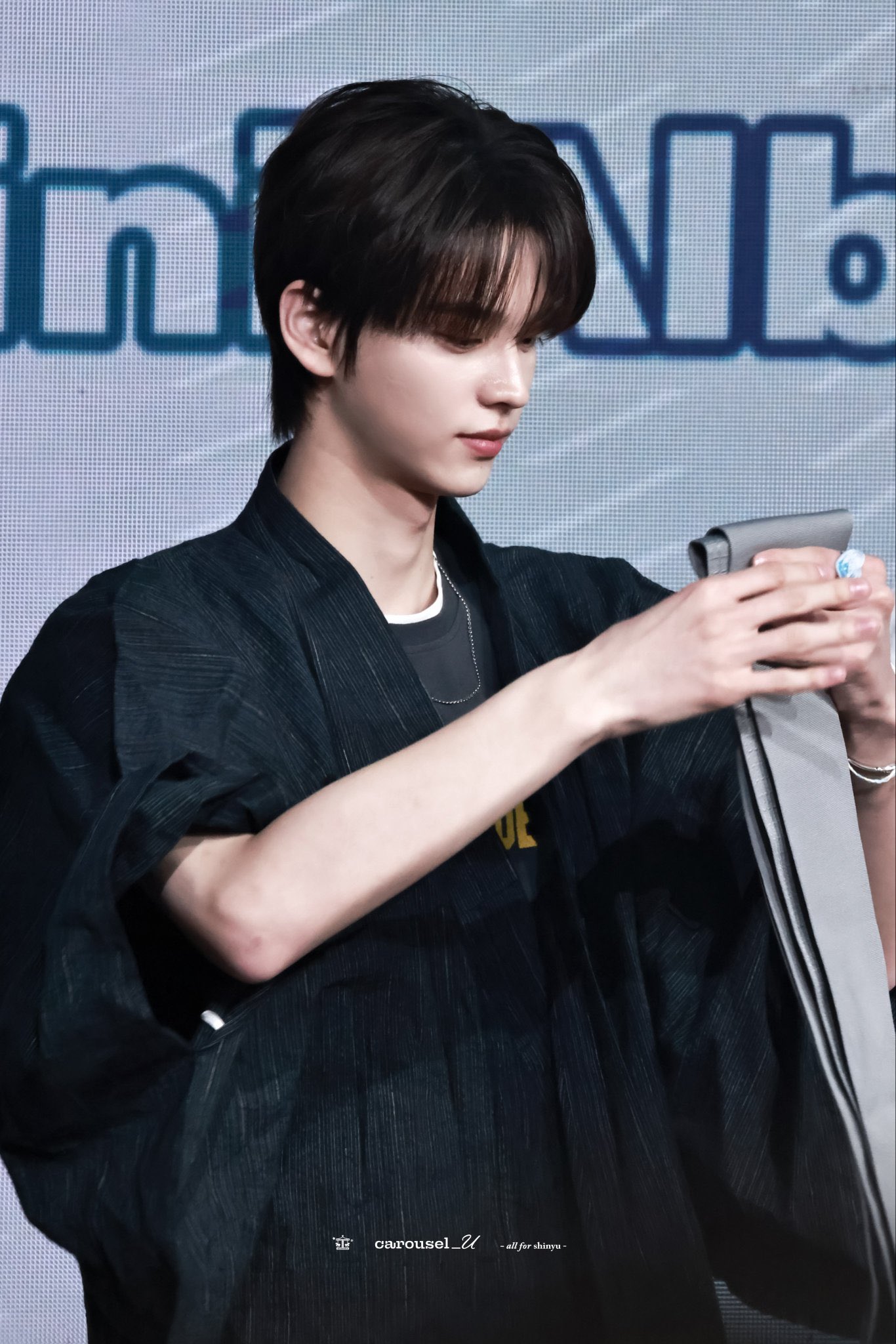 A moment captured by Shinyu (TWS)'s fan