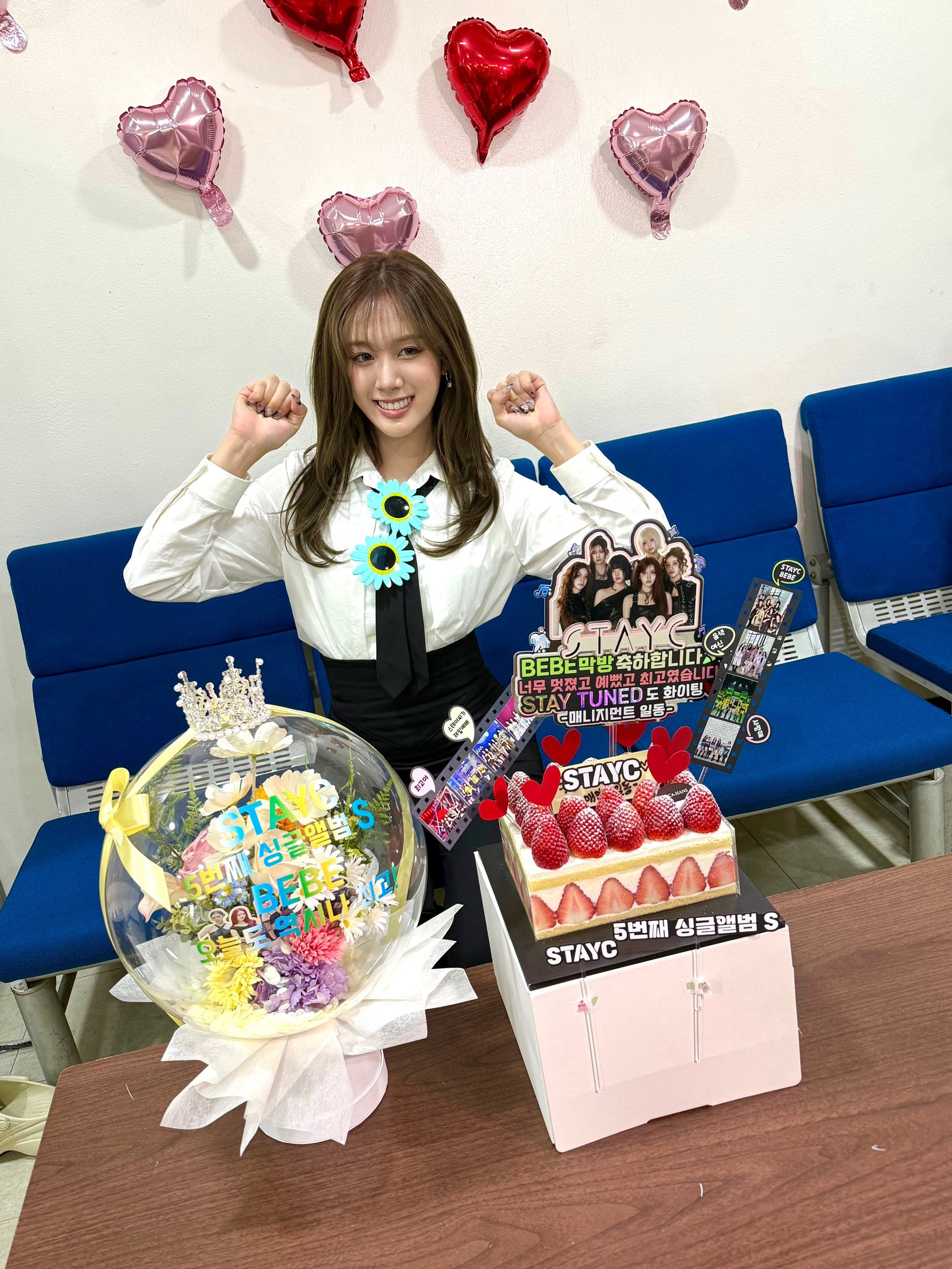 A moment captured by STAYC's fan