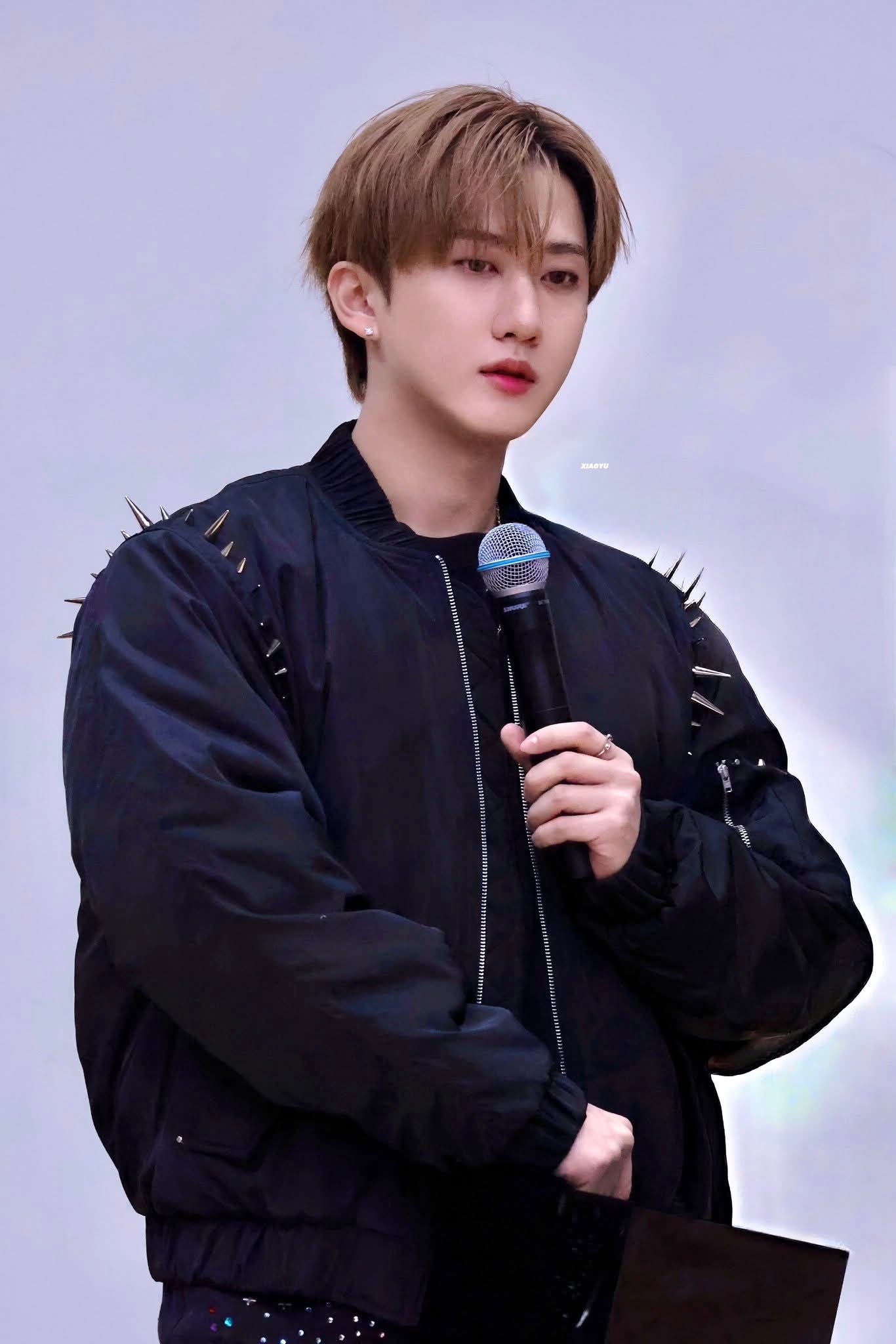 Recent activity shot of Changbin (Stray Kids)