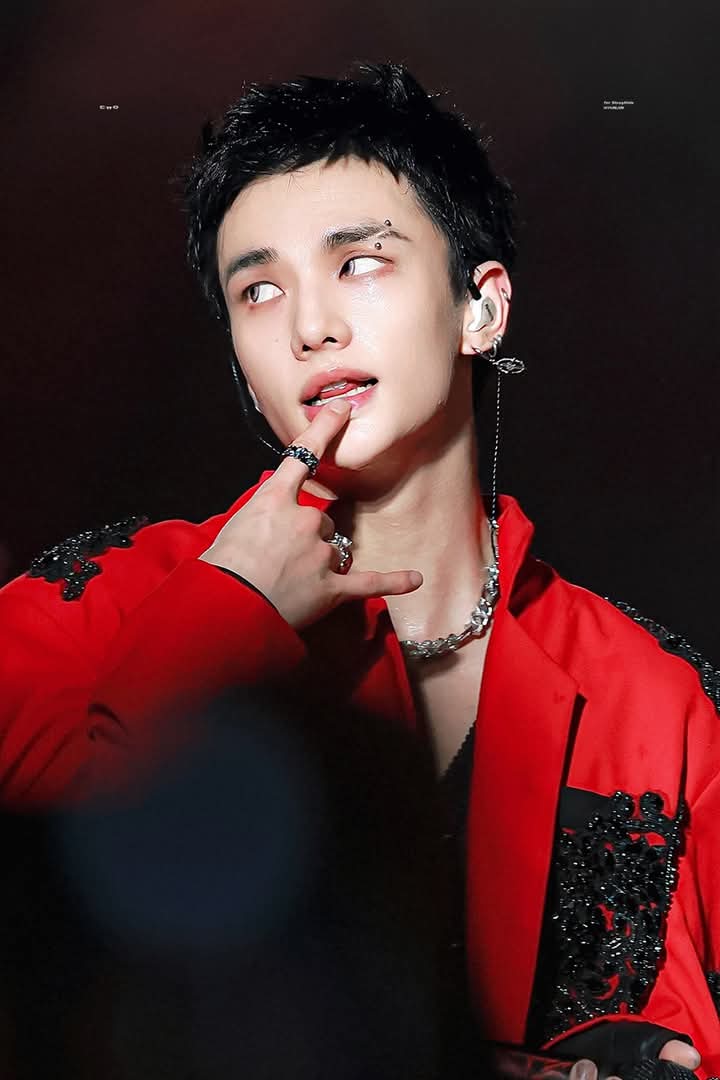 Recent activity shot of Hyunjin (Stray Kids)